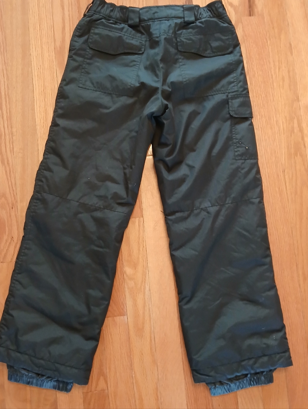 Boys Black Insulated Snow Pants